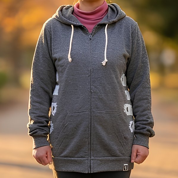 画像4: 猫の手ジップパーカー (4)